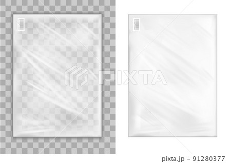 Transparent plastic shopping bag 91280377