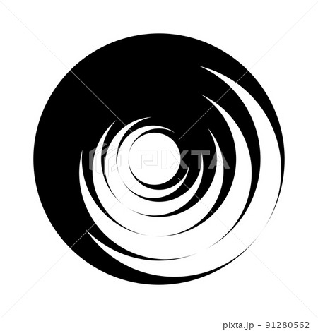 Element for Design. Abstract Circle Swirl Icon. Element for Design. Abstract Circle Swirl Icon. 91280562