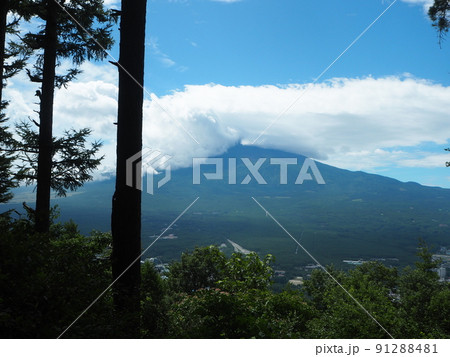 河口湖カチカチ山からの風景 河口湖カチカチ山からの風景 91288481