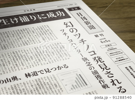 架空の新聞紙(イメージです) 架空の新聞紙(イメージです) 91288540