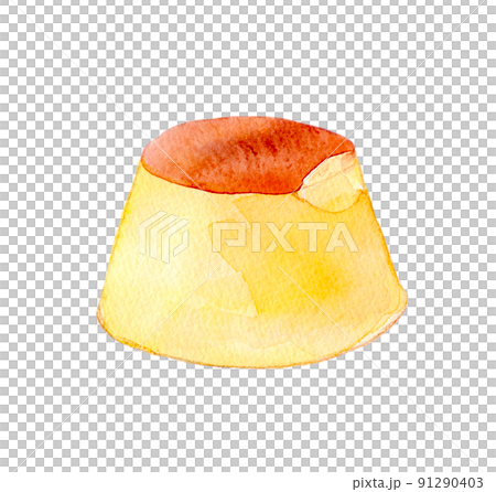 水彩插圖糖果布丁 水彩插圖糖果布丁 91290403