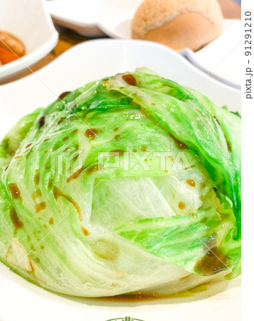 香港点心・蚝油生菜（温レタスのオイスターソース） 91291210