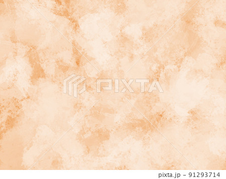 オレンジ色の塗りムラのある背景 91293714