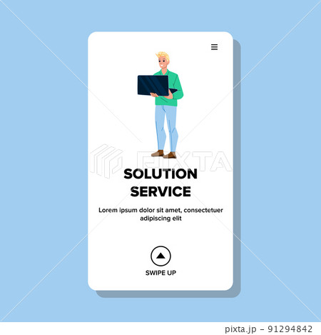 Solution service vector 91294842