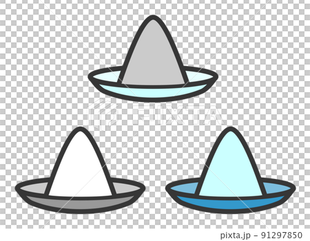 魔除けや結界に使われる清める為の盛り塩 91297850