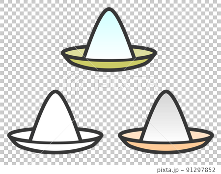 魔除けや結界に使われる清める為の盛り塩 91297852