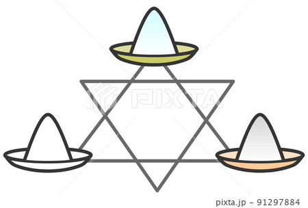 魔除けや結界に使われる清める為の盛り塩 魔除けや結界に使われる清める為の盛り塩 91297884