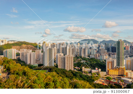the cityscape of residential Area at Choi Wan estate, hk 1 May 2022 the cityscape of residential Area at Choi Wan estate, hk 1 May 2022 91300067