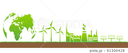 Banner Eco friendly, Sustainability development concept and World environmental day 91300426