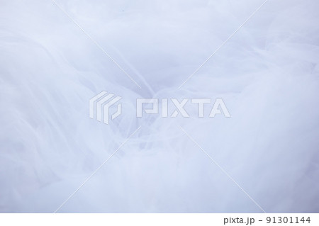 背景素材　白　white　ホワイト　チュール　BG　白背景　テキストスペース　背景 91301144
