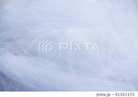 背景素材　白　white　ホワイト　チュール　BG　白背景　テキストスペース　背景 91301155