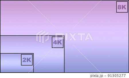 2k 4k 8k 解像度 比較 画面解像度 ディスプレイ 青 スーパーハイビジョン ハイビジョン 2k 4k 8k 解像度 比較 画面解像度 ディスプレイ 青 スーパーハイビジョン ハイビジョン 91305277