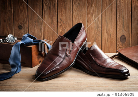 luxury leather shoes 91306909