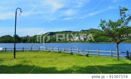 池田湖公園(長崎県大村市) 池田湖公園(長崎県大村市) 91307159