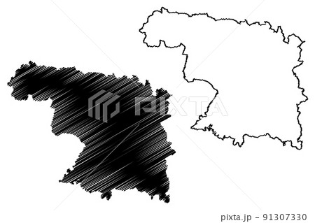Province of Zamora (Kingdom of Spain, Autonomous Community Castile and Leon) map vector illustration, scribble sketch Zamora map Province of Zamora (Kingdom of Spain, Autonomous Community Castile and Leon) map vector illustration, scribble sketch Zamora map 91307330
