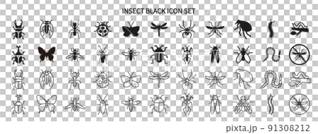 昆蟲圖標集 91308212