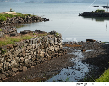 大村藩お船蔵跡（長崎県大村市：玖島城の船蔵） 91308865