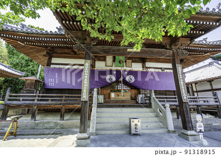 四国八十八箇所72番 曼荼羅寺 本堂 香川県善通寺市 四国八十八箇所72番 曼荼羅寺 本堂 香川県善通寺市 91318915