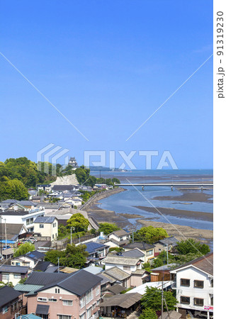 杵築城　街並み 91319230