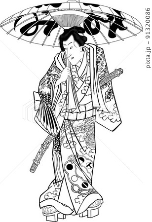 浮世絵　歌舞伎役者　その107 91320086