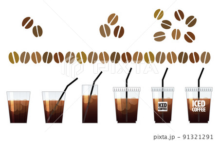 アイスコーヒーとコーヒー豆のセット 91321291