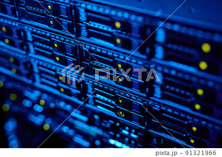 Data Servers Close up 91321966