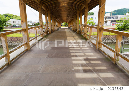 日南市 木造の橋「夢見橋」 日南市 木造の橋「夢見橋」 91323424