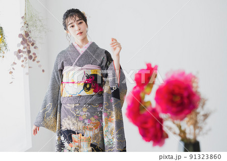 振袖　成人式　 91323860