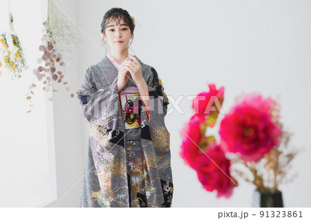 振袖　成人式　 91323861