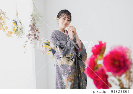 振袖　成人式　 91323862