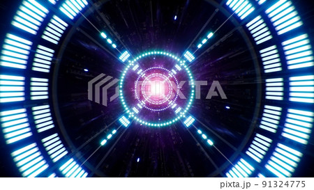 Shining Sci fi Galaxy Tunnel 91324775