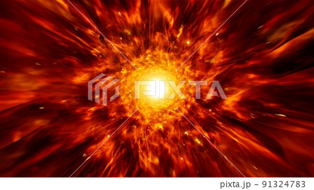 Blazing Red Fire Energy Effect 91324783