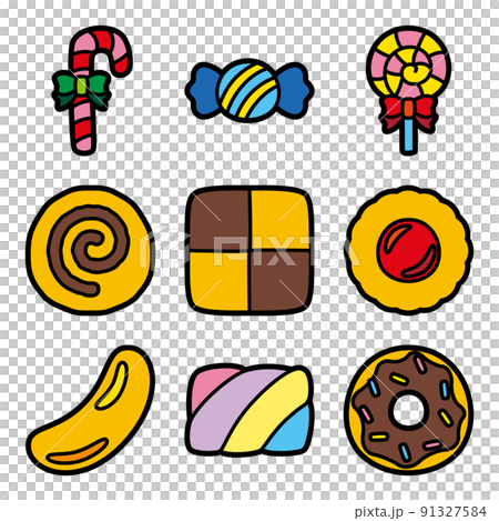 Sweets set line ants Sweets set line ants 91327584