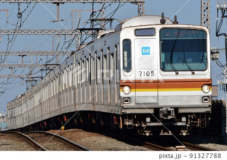 東京メトロ7000系副都心線　東横線内　学芸大学～都立大学 91327788