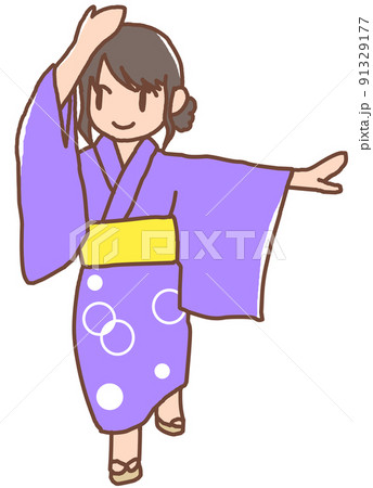 炭坑節を踊る女性6 91329177