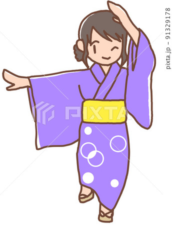 炭坑節を踊る女性7 91329178