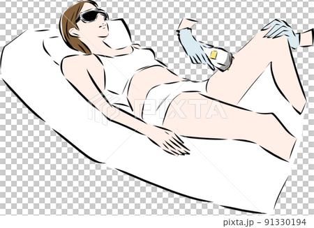 脫毛沙龍 正在接受脫毛治療的女性 脫毛沙龍 正在接受脫毛治療的女性 91330194