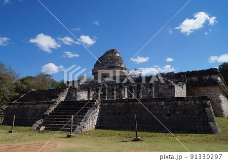 メキシコ チチェンイッツァ遺跡 旧チェチェンのカラコル 91330297