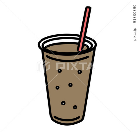 ファーストフードのコーラのイラスト ファーストフードのコーラのイラスト 91330390