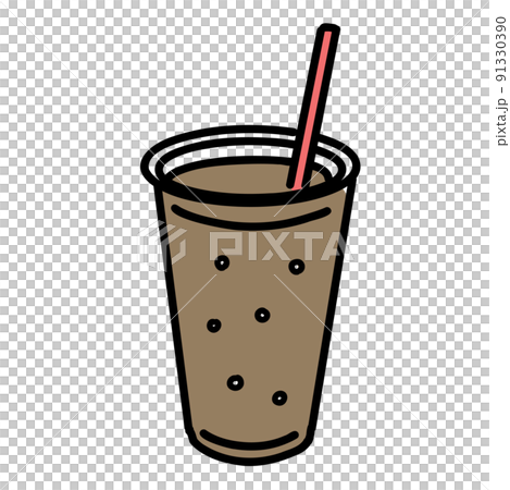 ファーストフードのコーラのイラスト ファーストフードのコーラのイラスト 91330390