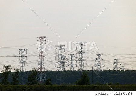 高圧送電線網 高圧送電線網 91330532