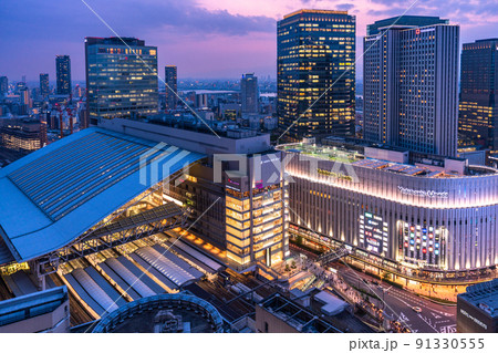 《大阪府》大阪中心街・都市風景 91330555