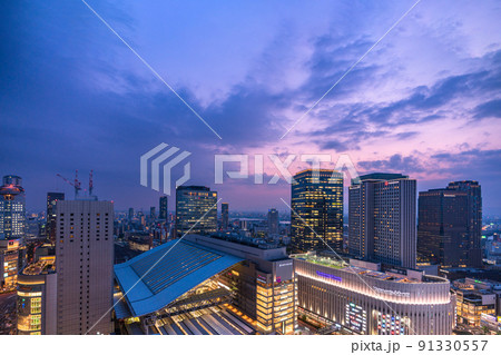 《大阪府》大阪中心街・都市風景 《大阪府》大阪中心街・都市風景 91330557