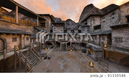 要塞の中庭 91330586