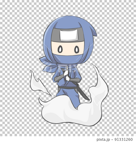 術を使う忍者の立ち絵 術を使う忍者の立ち絵 91331260