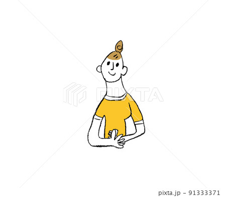 おなかをいたわっている女性 91333371