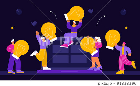 Creative idea, inspiration, innovation concept Creative idea, inspiration, innovation concept 91333396