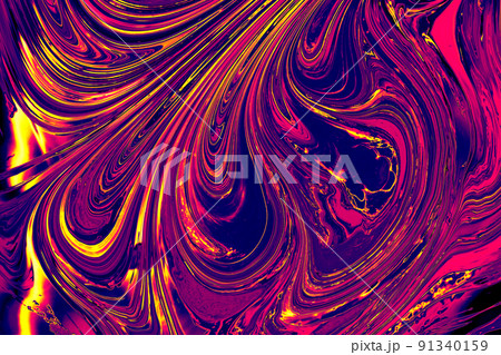 Abstract grunge art background texture with colorful paint splashes. 91340159