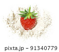 strawberry 練乳 飛沫 91340779