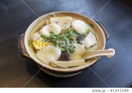島原名物、郷土料理の具雑煮 91341599